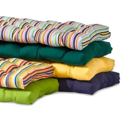 Outdoor Solid Navy Sunbrella Swing/Bench Cushion - Kensington Garden -Northlight Shop GUEST 360635a9 392f 4007 a6f0 5a5029d54ebe