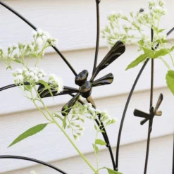 Sunnydaze Decorative Steel Metal Dragonfly Delight Design Garden Trellis - 55.75" H - Black - 2-Pack 9 Sunnydaze Decorative Steel Metal Dragonfly Delight Design Garden Trellis - 55.75" H - Black - 2-Pack -Northlight Shop GUEST 38f1ee75 3962 480f a513 46079f8310ab