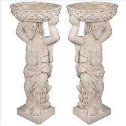 Design Toscano Young Bacchus With Basket Planters Garden Statues: Set Of Two -Northlight Shop GUEST 3947d5af e088 42fe 8617 24bc0d835229
