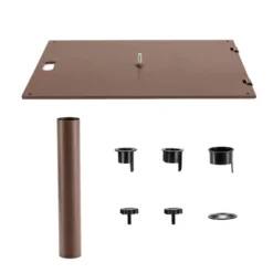 Costway 10ft Solar Lights Patio Umbrella Outdoor W/ 50 LBS Movable Umbrella Stand Red -Northlight Shop GUEST 39ac91e6 92dd 4b71 b96e 178ee9e06694