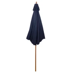 Northlight 9ft Outdoor Patio Market Umbrella With Wooden Pole, Navy Blue -Northlight Shop GUEST 3b3542c7 293e 4dfb a162 3b267758d93b