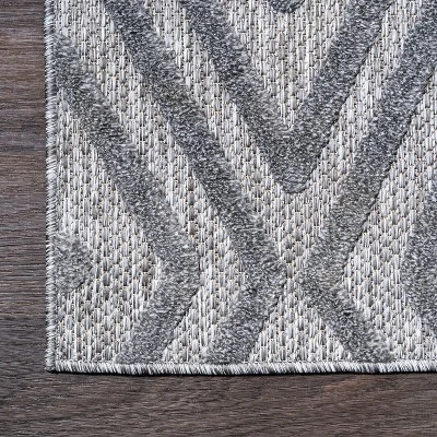 Balansat Moroccan Diamond Indoor/Outdoor Area Rug - JONATHAN Y 3 Balansat Moroccan Diamond Indoor/Outdoor Area Rug - JONATHAN Y - Image 3