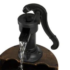 40" Three Tier Pump And Barrels Fountain Brown - Alpine Corporation -Northlight Shop GUEST 3e613072 60ce 4448 8b72 969b1465df40