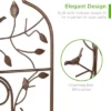 Best Choice Products Set Of 2 60x15in Iron Arched Garden Trellis Fence Panel W/ Branches, Birds For Climbing Plants