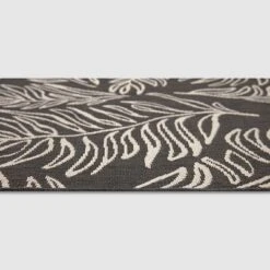 9' X 12' Leaves Outdoor Rug Black - Project 62™ -Northlight Shop GUEST 4077f567 998f 4774 99da 2e86afea604e