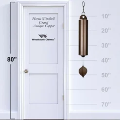 Woodstock Wind Chimes Signature Collection, Heroic Windbell, Grand, 52'' Antique Copper Wind Bell HWXLC -Northlight Shop GUEST 443d58dc 9f7e 496a a9ad a70dbbeb9c1c