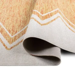 7'9" X 10'2" New York Patio Sofia Leon Indoor/Outdoor Rug Ivory/Mustard - Nicole Miller -Northlight Shop GUEST 4455c774 9a1a 40e0 94f1 d5bffce25f0c