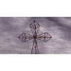 41" Metal Diamond Jeweled Cross Yard Stake - Ultimate Innovations
