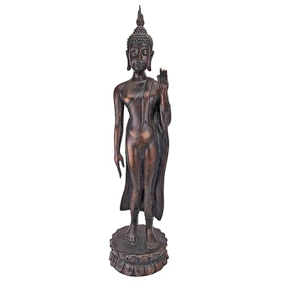 Design Toscano Free From Fear Standing Buddha Statue 1 Design Toscano Free From Fear Standing Buddha Statue