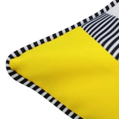 18" X 18" Striped Floral Roses Decorative Patio Throw Pillow - Edie@Home -Northlight Shop GUEST 469f70dd 8273 4cc6 a805 86de6e2cd661