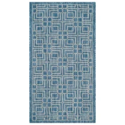 Poissy Outdoor Rug Navy/Gray - Safavieh -Northlight Shop GUEST 4a5ac506 703e 4fa8 8f40 4976b1aa3369