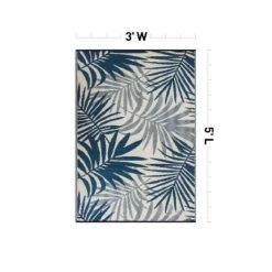 World Rug Gallery Modern Floral Reversible Plastic Outdoor Rugs -Northlight Shop GUEST 4bdf15f5 ae9d 4c64 9e73 95a3415317c1