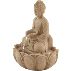 John Timberland Calm Buddha Zen Outdoor Water Fountain With LED Light 14" For Yard Garden Patio Deck Porch House Exterior Balcony Meditation -Northlight Shop GUEST 4e8a3ca9 c8cf 42bb 8540 668d7d735c06