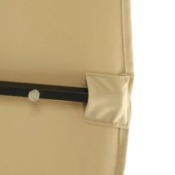 10' X 6.5' Rectangular Nassau Market Patio Umbrella With LED Bulb Lights Champagne - Island Umbrella -Northlight Shop GUEST 51964865 8a32 46d0 944d 7f1157a23078