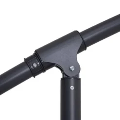 10' X 10' Cantilever Patio Hanging Umbrella With Crank And Cross Base Red - Wellfor -Northlight Shop GUEST 51982ea4 3819 41f0 ab14 e7b1507bda12