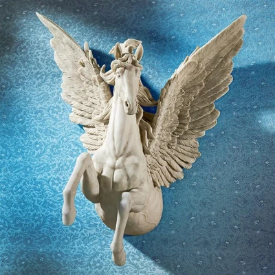 Design Toscano Divine Pegasus Winged Stallion Wall Sculpture 1 Design Toscano Divine Pegasus Winged Stallion Wall Sculpture