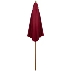 Northlight 8.5ft Outdoor Patio Market Umbrella With Wooden Pole, Burgundy -Northlight Shop GUEST 5367c1c8 4c1d 475f b2e0 f19b225913f2