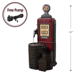 Teamson Home Outdoor Vintage Gas Station Waterfall Fountain 8 Teamson Home Outdoor Vintage Gas Station Waterfall Fountain -Northlight Shop GUEST 545e8c72 a8ee 4dad b93e 9f8aa08f3e8f