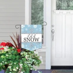 Big Dot Of Happiness Winter Wonderland - Outdoor Home Decorations - Double-Sided Snowflake Holiday Party Or Winter Wedding Garden Flag - 12 X 15.25 In 11 Big Dot Of Happiness Winter Wonderland - Outdoor Home Decorations - Double-Sided Snowflake Holiday Party Or Winter Wedding Garden Flag - 12 X 15.25 In -Northlight Shop GUEST 5869ef9e 3972 49a5 8296 79db1579bac8