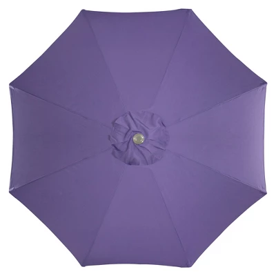 Northlight 9ft Outdoor Patio Market Umbrella With Hand Crank And Tilt - Purple 3 Northlight 9ft Outdoor Patio Market Umbrella With Hand Crank And Tilt - Purple - Image 3