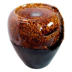 Design Toscano Burnt Umbra Ceramic Jar Garden Fountain - Brown -Northlight Shop GUEST 59f93858 4e13 4d1a 8feb 85b1f98993c3
