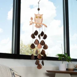 Dawhud Direct 30" H Rustic Copper Owl Wind Chimes - Garden Decoration 5 Dawhud Direct 30" H Rustic Copper Owl Wind Chimes - Garden Decoration -Northlight Shop GUEST 5ab00adf 6e15 4331 bcac bbbc4b024506