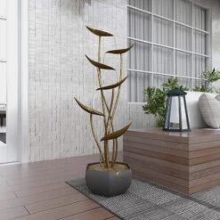 43" Metal Rustic Fountain Gold - Olivia & May 29 43" Metal Rustic Fountain Gold - Olivia & May -Northlight Shop GUEST 5b53b5c3 81c1 4df5 9652 6faea8c285f5