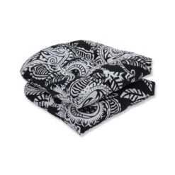 Set Of 2 Outdoor/Indoor Wicker Seat Cushions Addie - Pillow Perfect 6 Set Of 2 Outdoor/Indoor Wicker Seat Cushions Addie - Pillow Perfect -Northlight Shop GUEST 5ec9a44c c326 49bd 9522 6965f72ad45e