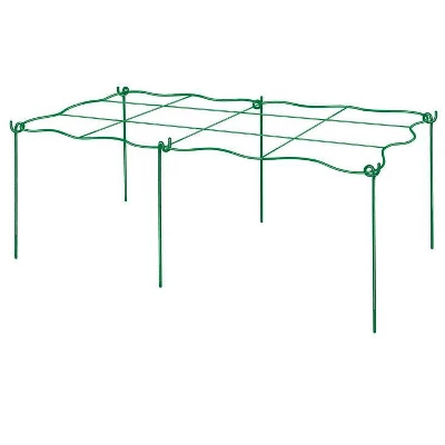 Gardener's Supply Company Grow Through Flower Plant Support | Sturdy Powder Coated Metal Grid Flower Support For Outdoor Plants & Young Flowering 2 Gardener's Supply Company Grow Through Flower Plant Support | Sturdy Powder Coated Metal Grid Flower Support For Outdoor Plants & Young Flowering - Image 2