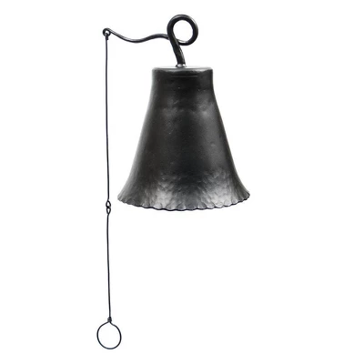 Wrought Iron Bell Graphite - ACHLA Designs 5 Wrought Iron Bell Graphite - ACHLA Designs - Image 5
