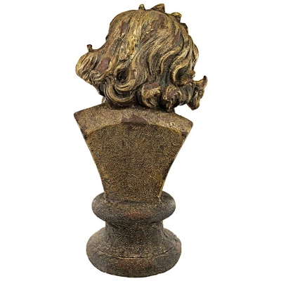 Design Toscano Ludwig Van Beethoven Sculptural Composer Bust 4 Design Toscano Ludwig Van Beethoven Sculptural Composer Bust - Image 4
