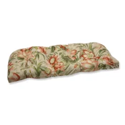 Botanical Glow Tiger Lily Outdoor Wicker Loveseat Cushion - Pillow Perfect -Northlight Shop GUEST 64a0a10b 73af 4647 a827 52f4dd5d57da