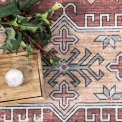 NuLOOM Kera Persian Machine Washable Indoor/Outdoor Patio Area Rug -Northlight Shop GUEST 6507731c 3255 4cc5 9acb 858c0beb88b1