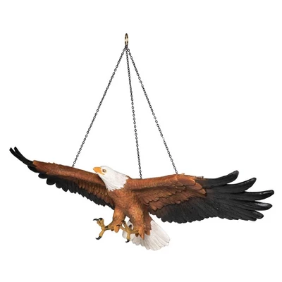 Design Toscano Flight Of Freedom Hanging Eagle Sculpture - Multicolored 2 Design Toscano Flight Of Freedom Hanging Eagle Sculpture - Multicolored - Image 2