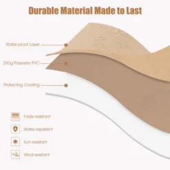 Costway Parasol Offset Cantilever Umbrella Cover 11ft Zipper Fiberglass Rod Outdoor 14 Costway Parasol Offset Cantilever Umbrella Cover 11ft Zipper Fiberglass Rod Outdoor -Northlight Shop GUEST 66f01e43 02a0 4951 a1f5 c8fc61110793