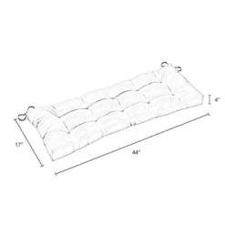 Outdoor Solid Navy Sunbrella Swing/Bench Cushion - Kensington Garden -Northlight Shop GUEST 67d2c55b 86c9 449e ac60 a7b8e2edb647