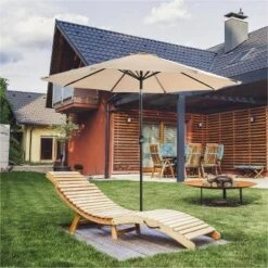 9' X 9' Outdoor Patio Market Umbrella With Push Button Tilt Crank - Captiva Designs 21 9' X 9' Outdoor Patio Market Umbrella With Push Button Tilt Crank - Captiva Designs -Northlight Shop GUEST 6909db73 1908 4183 9c50 3dbdb1f8e591