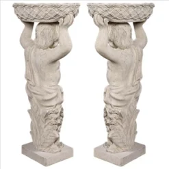 Design Toscano Young Bacchus With Basket Planters Garden Statues: Set Of Two -Northlight Shop GUEST 6951e5b1 51e3 44f4 a97e a59edec3a3ec