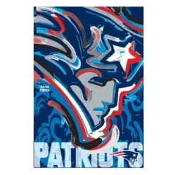 Evergreen New England Patriots, Suede GDN, Justin Patten Logo