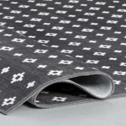 NuLOOM Mikki Geometric Machine Washable Indoor/Outdoor Patio Area Rug -Northlight Shop GUEST 6bab68c7 e871 4902 b6e7 13246455f570