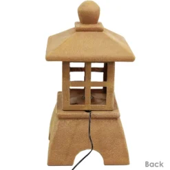 Sunnydaze Decor Sunnydaze 23"H Electric Resin Zen Lantern Outdoor Water Fountain With LED Lights -Northlight Shop GUEST 6d71f9ef 3973 4c66 8110 f431b60df2d2