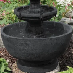 Sunnydaze Decor Sunnydaze 34"H Electric Polyresin 3-Tier Budding Fruition Outdoor Water Fountain -Northlight Shop GUEST 6d8f61f7 1c6c 4d89 a776 d695c5a217a0