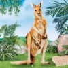 Collections Etc Realistic Kangaroo And Joey Outdoor Garden Stake