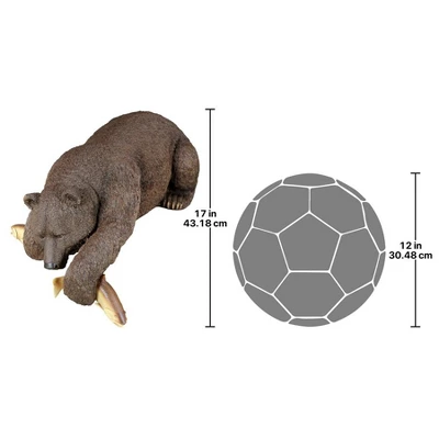 Design Toscano Catch Of The Day Grand Bear Sculpture 6 Design Toscano Catch Of The Day Grand Bear Sculpture - Image 6