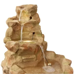 Sunnydaze Decor Sunnydaze 41"H Electric Fiberglass Stone Springs Outdoor Water Fountain With LED Lights 7 Sunnydaze Decor Sunnydaze 41"H Electric Fiberglass Stone Springs Outdoor Water Fountain With LED Lights -Northlight Shop GUEST 718da895 76ff 4a5a a31e 3f936bcbef4c