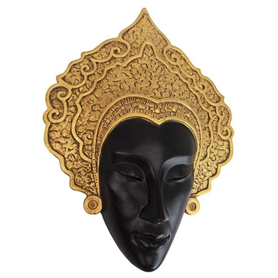 Design Toscano Thai Court Dancer Mask Wall Sculpture 2 Design Toscano Thai Court Dancer Mask Wall Sculpture - Image 2