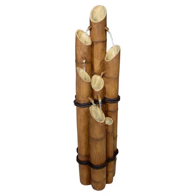 Design Toscano Cascading Bamboo Sculptural Fountain 2 Design Toscano Cascading Bamboo Sculptural Fountain - Image 2