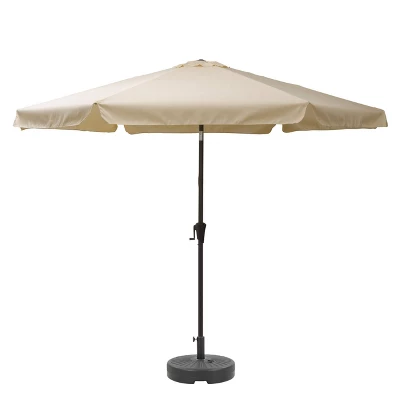 10' Tilting Market Patio Umbrella With Base - CorLiving 11 10' Tilting Market Patio Umbrella With Base - CorLiving - Image 11