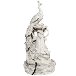 Design Toscano Staverden Castle Peacock Sculptural Fountain -Northlight Shop GUEST 779e4b78 77fa 4dd5 b705 aa5bdb255bbf