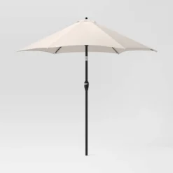 9'x9' Sunbrella Market Patio Umbrella - Black Pole - Smith & Hawken™ -Northlight Shop GUEST 789f1121 355f 4eb2 88a7 481f3c59fd08